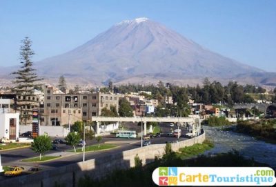 Carte touristique d'Arequipa