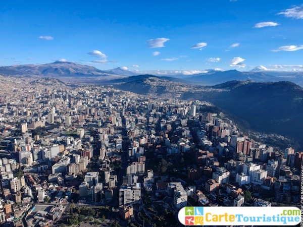 Carte touristique de Quito