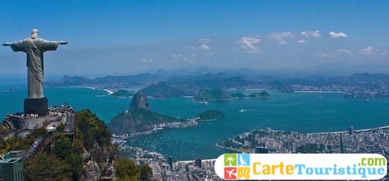 Carte touristique de Rio de Janeiro